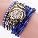 Ladies Round Diamond Love Dial Bracelet Watch