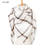 European And American Autumn And Winter Plus-sized Double-sided Qicaigei Scarf Women's Shawl