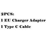 Black Fast Charging Cable Charger Adapter