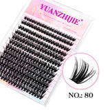 DIY Self-grafting Segmented Eyelashes Thick Natural Light Without Feeling