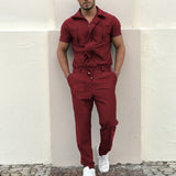 Men's Pants Casual Loose One-piece Suit