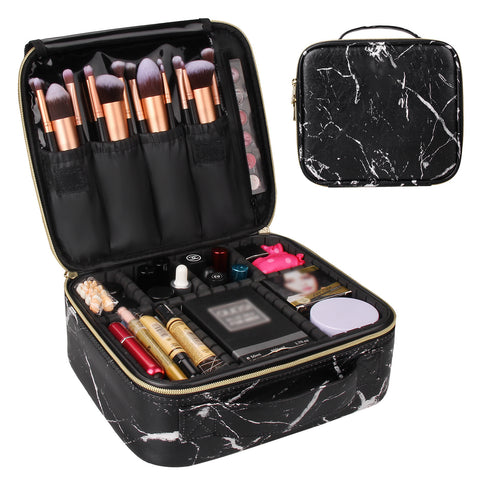 Small Double Layered Makeup Travel Storage Box Makeup Artist