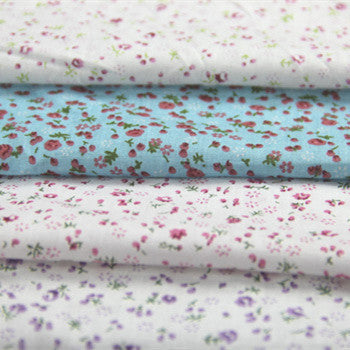 Pastoral Floral Cotton Clothing Fabric