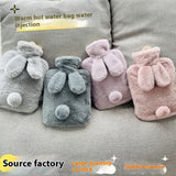 Simple Rabbit Plush Water Filled Warm Water Bag