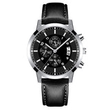 Men's Business Alloy Calendar Luminous Quartz Watch