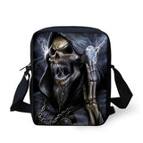 European and American Skull Children's Messenger Bag