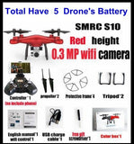 Sales Promotion WiFi 2MP Camera With S10 SMRC FPV Quadcopter Drone Helicopter UAV Micro Remote Control Toy RACER KIT Aircraft