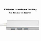 USB 3.0 Gigabit Ethernet Lan RJ45 Network Adapter Hub to 1000Mbps Mac PC Gigabit USB3.0 Ethernet Adapter