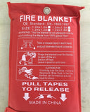 Fire Blanket Fiberglass Fire Flame Retardant Emergency Survival Fire Shelter Safety Cover Fire Emergency Blanket - UNBEATABLE STORE