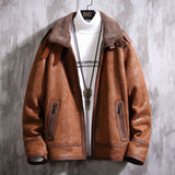 Men's Fashionable Lamb Fur Coat