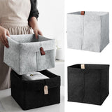 Felt storage basket