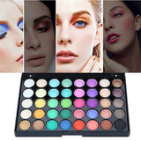 Palette Matte Eyeshadow Pallete Glitter Powder Eye Shadow Earth Shadow Brush Set