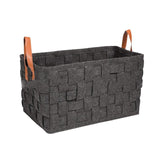 Felt storage basket