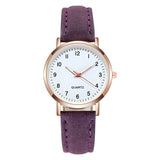 Casual Simple Digital Retro Ladies Quartz Watch