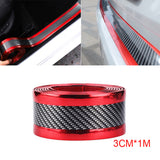 Anti-stepping Universal Modified Pedal Trim Strip Carbon Fiber