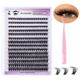 Segmented Natural Thick Individual False Eyelash False Eyelashes