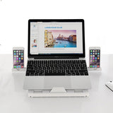 New Laptop Stand Multifunctional Folding Lift Portable Laptop Stand Monitor Increase Rack Aluminum Alloy Base - UNBEATABLE STORE