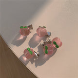 Soft Girl Cute Series Peach Hair Clip Hairpin