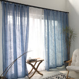 Fashionable cotton and linen curtains