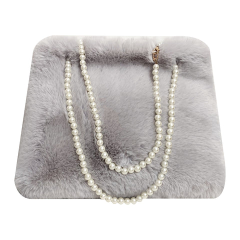 Women's Fashion Plush Pearl Shoulder Bag