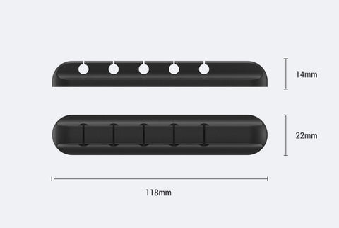 Silicone storage cable management cable clamp - UNBEATABLE STORE