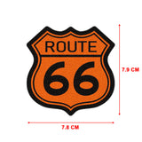 Antique Motorcycle No.66 Highway Waterproof Sticker