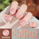 Finger Baking-free Gel Nail Stickers Simple Grid Line Nail Sticker One Piece Dropshipping