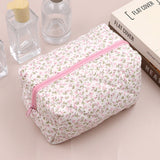 In Stock Wholesale Spring Super Large Capacity Fashion Floral Travel Simple Wash Cosmetic Storage Bag