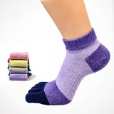 Five-finger Non-slip Socks Cotton Sweat-absorbent Breathable