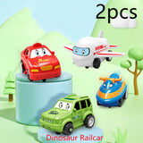 Children Puzzle Electric Railroad Speeder DIY Assembly Electric Car Automatic Rail City Scene Construction Education Toy Gift