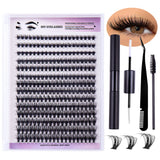 Segmented Natural Thick Individual False Eyelash False Eyelashes