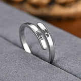 Fashion Oil Pressure Opening I Am In It Inspirational Couple Ring