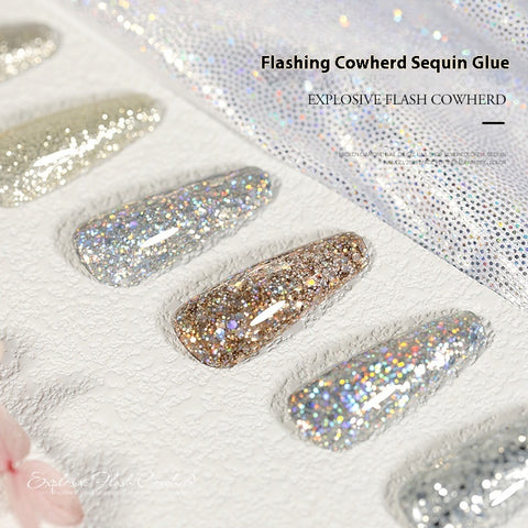 Cowherd Sequins Laser UV Polish