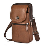 Men's Multi-functional Outdoor Portable Fashion Leather Belt Bag