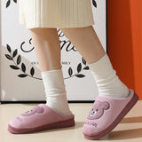 Cotton Slippers For Women In Autumn And Winter, Thick Soled And Warm At Home, Dormitory Slippers For Men