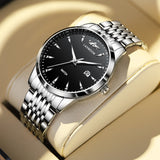 Men's Waterproof Steel With Quartz Watch Luminous