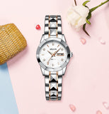 Waterproof Luminous Steel Band Ladies Watch Korean Version