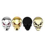 Car Metal Skull Sticker Body Sticker Red Eye Ghost Head