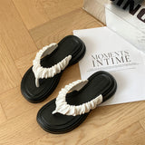 Couple Flip-flops Beach Seaside Plywood Cool