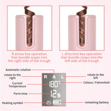 Wireless Automatic Curler USB  LCD Screen Ceramic Heating Anti-perm Curler