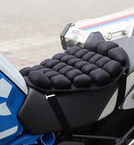 Three-dimensional airbag for motorcycle cushion