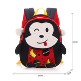 New Korean Cartoon Schoolbag For Kindergarten 1-3-6 Years Old Anti-lost