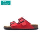 Buckle Flat Cork Slippers Same Beach Buckle Sandals