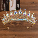 Bridal Crown Wedding Alloy Diamond Crown Fashion Elegant Headdress