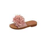 Flower Soft Bottom Outdoor Flat Slippers