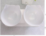 Cat Double Bowl Cat Food Bowl Protects Cervical Vertebra