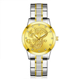 Golden Dragon Watch Alloy Steel Band Quartz Watch