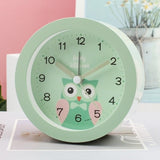 Internet Celebrity Student Little Alarm Clock Mute Scanning Movement Cartoon Wholesale Direct Sales Seat