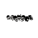 Reflective Bumper Stickers Motorcycle Electric Car Horror Bumper Stickers Halloween Skull Car Stickers