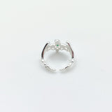 Impression Ring S925 Silver Opening Versatile Couple